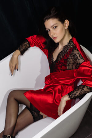 'Sweetheart' Red Kimono