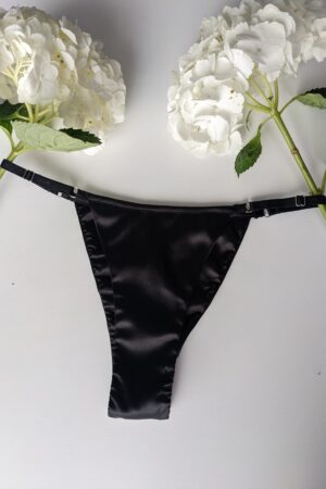 Black Satin Panty